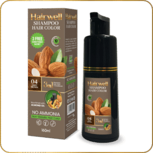 KalaKola Hairwell Shampoo Hair Color (Light Brown) 160ml