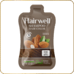 KalaKola Hairwell Shampoo Hair Color (Light Brown) Sachet Box