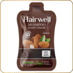 KalaKola Hairwell Shampoo Hair Color (Dark Brown) Sachet Box