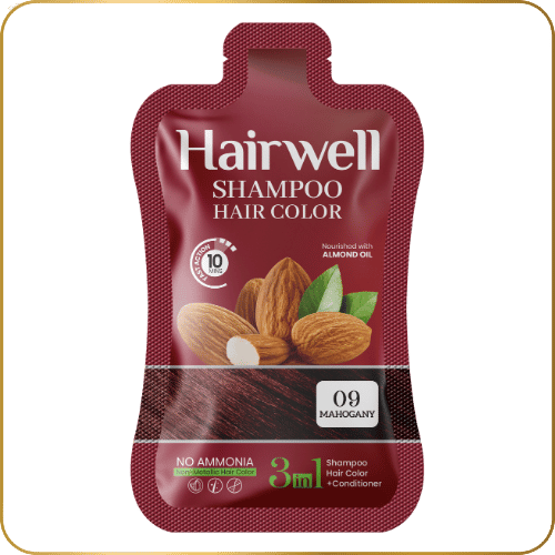 KalaKola Hairwell Color Shampoo (Mahogany) Sachet Box