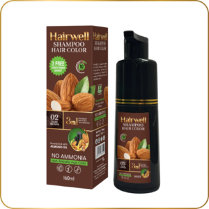 KalaKola Hairwell Shampoo Hair Color (Dark Brown) 160ml